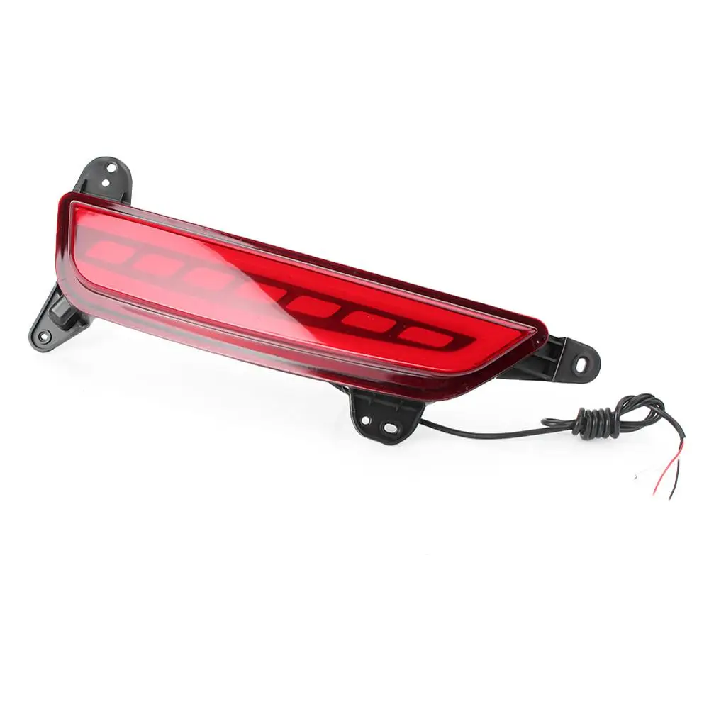 LUCKMART тормозной задний светильник Светодиодный отражатель бампера красный
