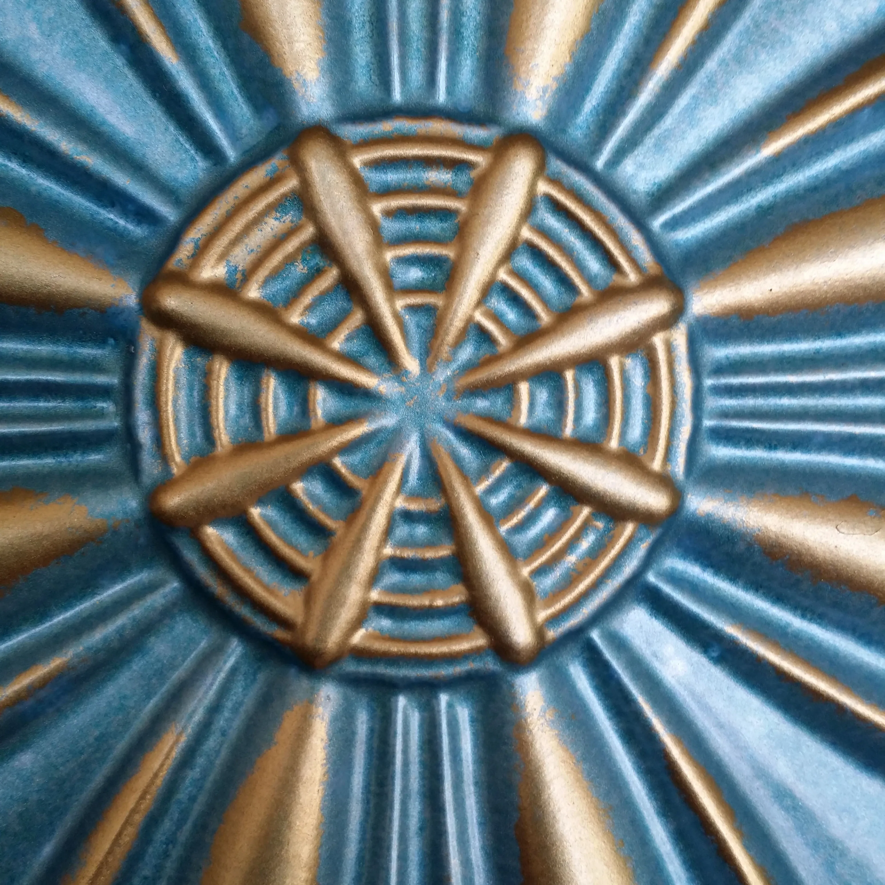 Потолочная Плитка голубого цвета для кафе паба ресторана настенные потолочные