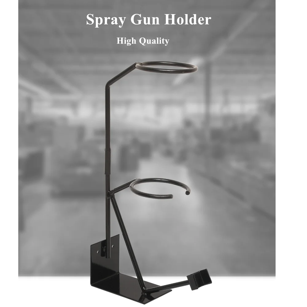 

Spray Gun Holder Gravity Paint Gun Airbrush Stand Bench Mounted With Paper Strainers Holder
