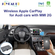JoyeAuto Wireless Apple Carplay For Audi A4 B8 A6 C6 MMI 2G 2005 - 2008 Android Mirroring Car Play Multimedia Box Accessories