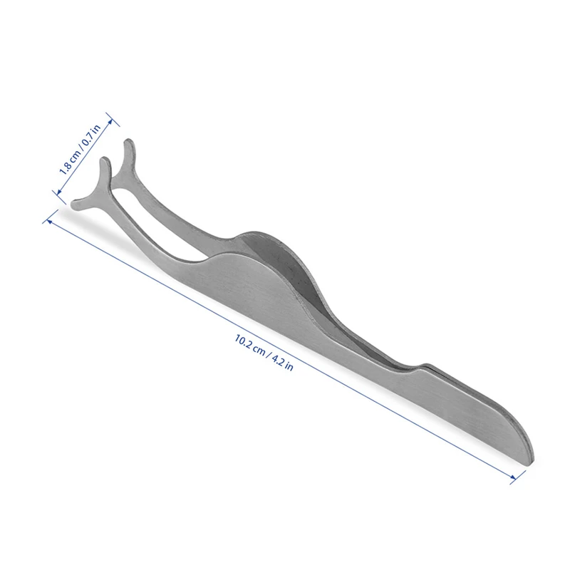3 цвета Пинцет для накладных ресниц инструменты макияжа нержавеющая