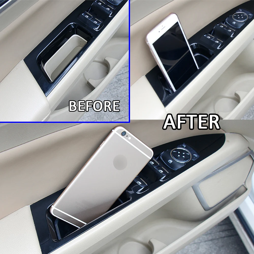 Дверная коробка для хранения лоток ручка для Ford Fusion Mondeo 2013 подлокотник контейнер-корзина автомобильные аксессуары
