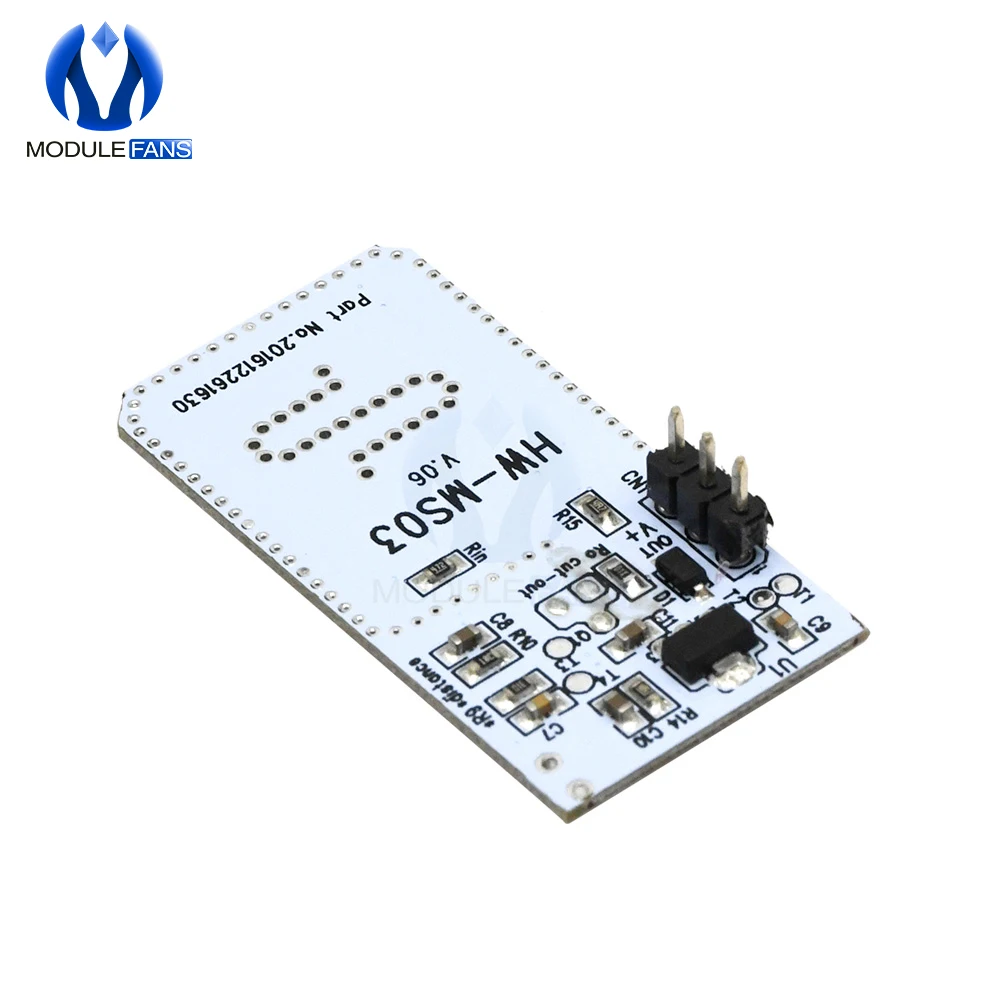 HW-MS03 Microwave Radar Sensor Module 2.4GHz to 5.8GHz Radar Motion Sensor Board Sensor Switch for Arduino