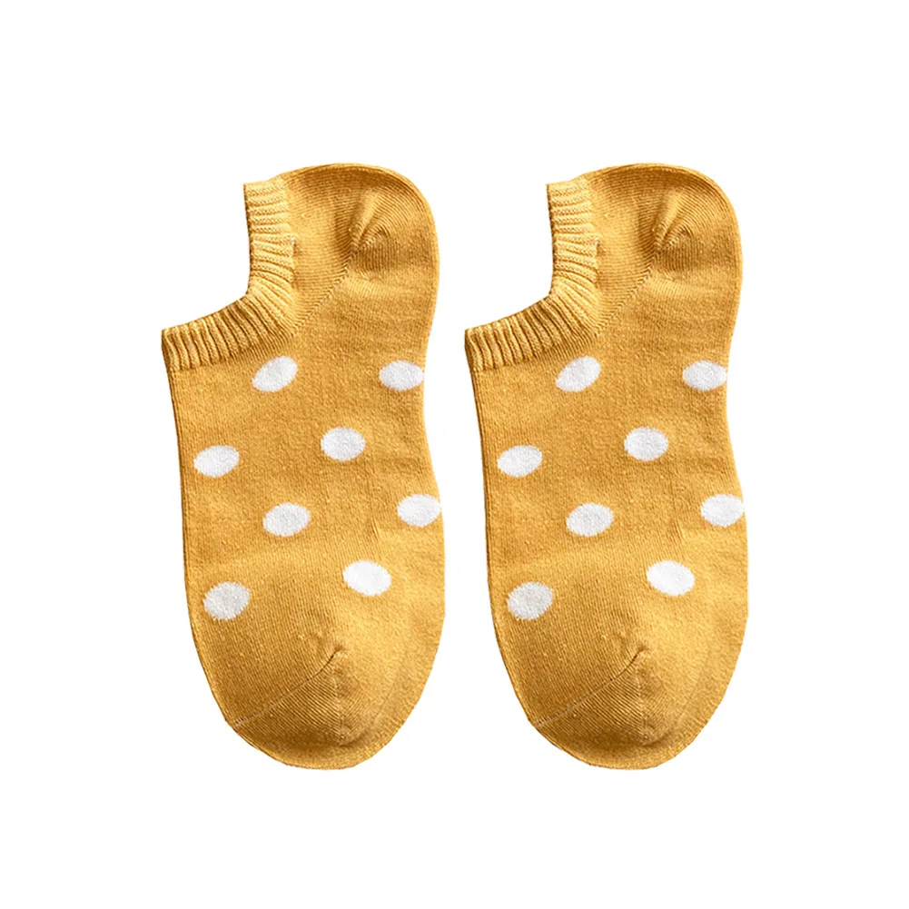

Women Socks Short Cotton Aesthetic Novelty Dot Sweet Chaussette Femme Skarpety Kobieta Ankle Boat Socks for Girls