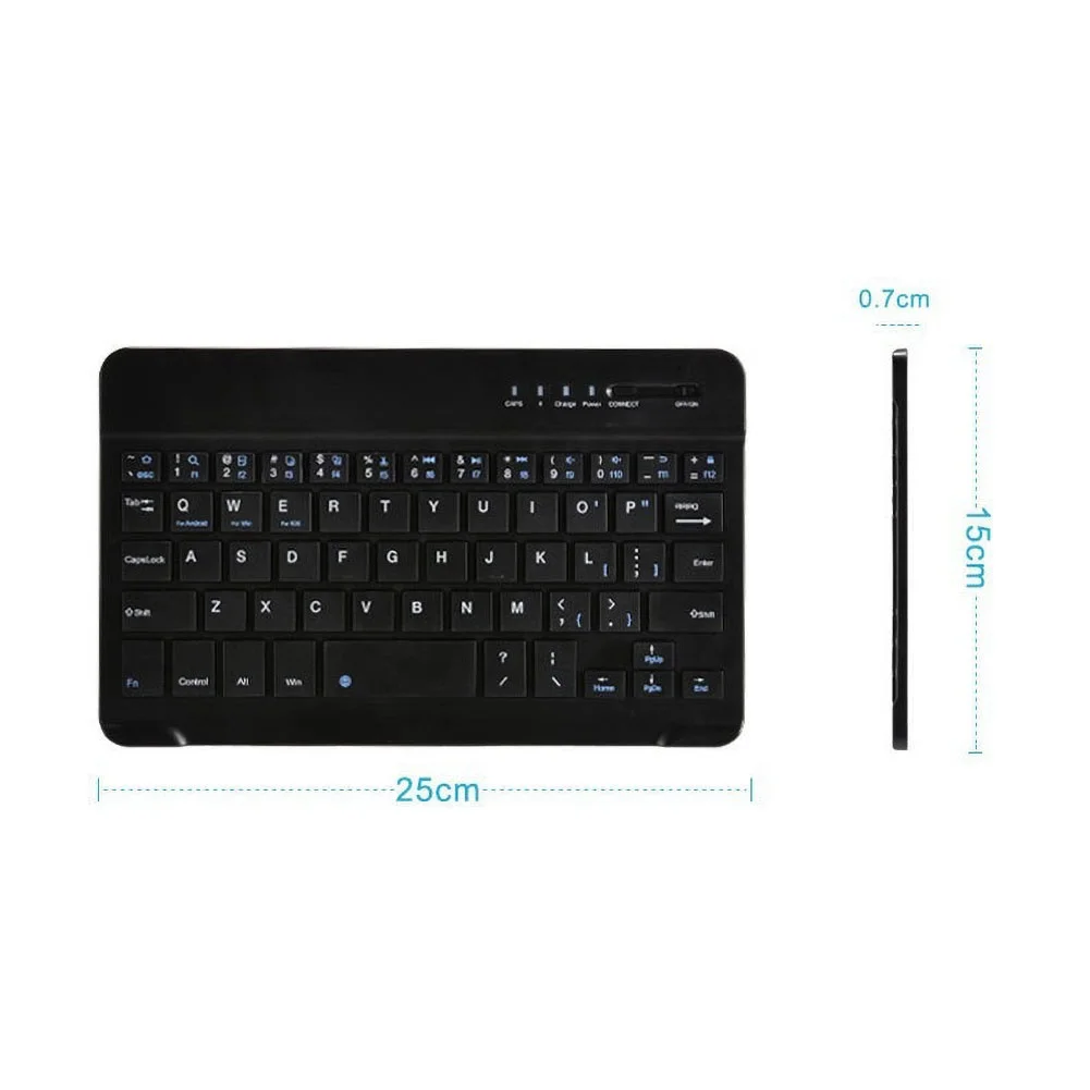 

Portable Ultra-thin Wireless Bluetooth Keyboard Keypad for iPad Phone Tablet