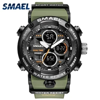 sport watches men military watch digital led light 50m waterproof wristwatch stopwatch clock for male 8038 quartz watch sports
