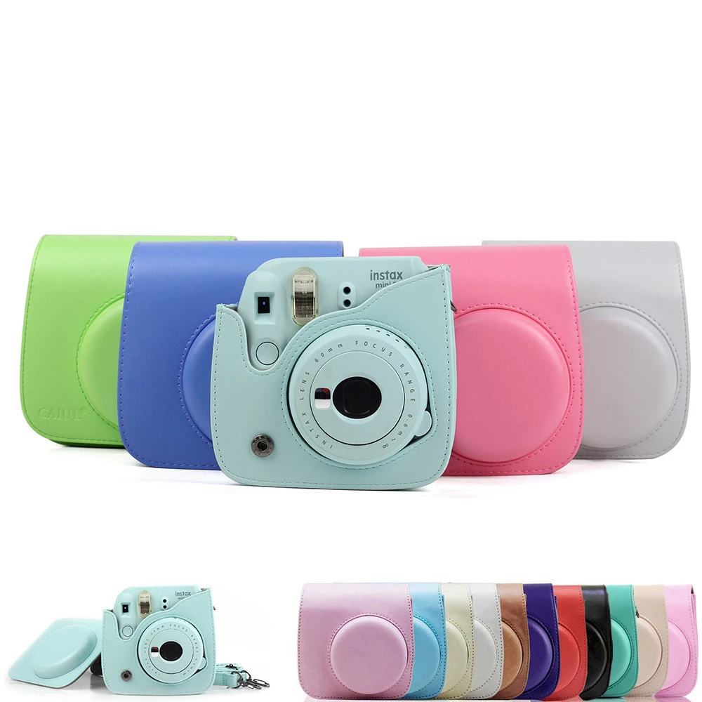 Чехол для Камеры Caiul/caiul Polaroid Mini8/8 +/9 цифровой защитный кожаный чехол камеры|Сумки