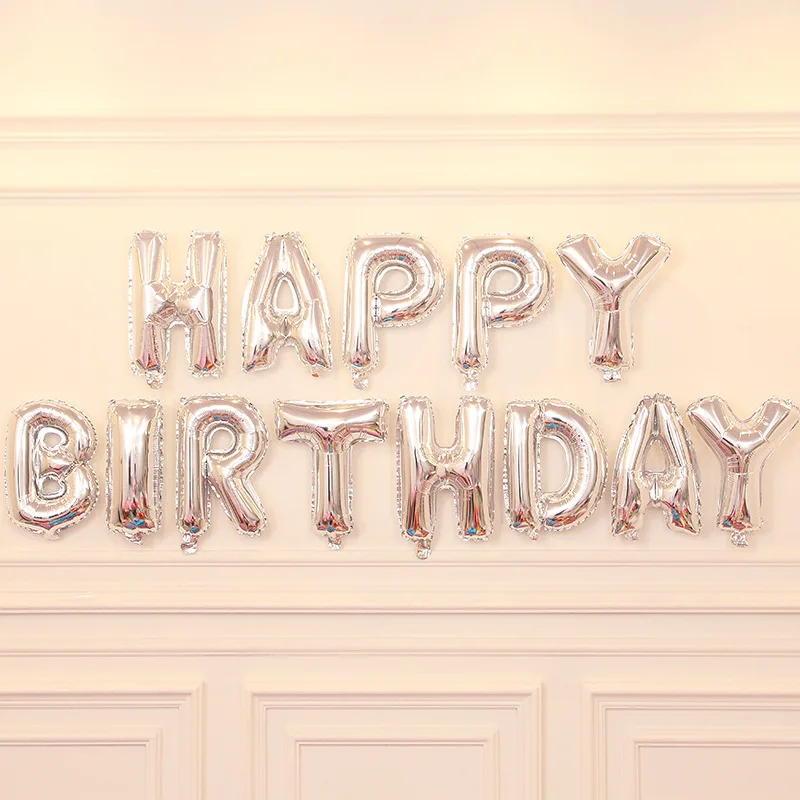 Алюминиевые Воздушные шары в форме сердца черно белые серебристые простые