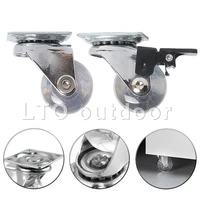 1pcs 360 degree transparent swivel caster wheels heavy duty caster with top plate no noise wheels for furniture accessories