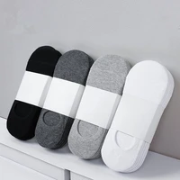 5 pairsmultiple batches of cotton invisible mens boat socks summer and autumn non slip silicone slippers short nakedmenssocks