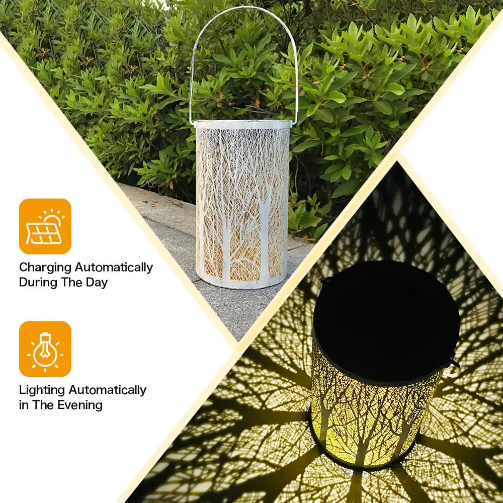 Уличное освещение на солнечной батарее светодиодный подвесной садовый