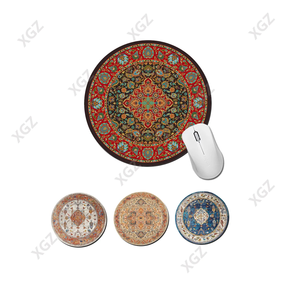 

XGZ Retro round Persian mouse pad best-selling gaming seam computer notebook office supplies mouse pad gaming mouse pad