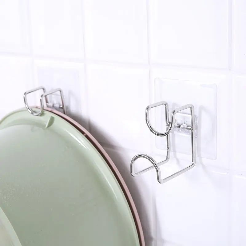 Умывальник вешалка крючок для ванной Кухня бассейна многоразовые крючки