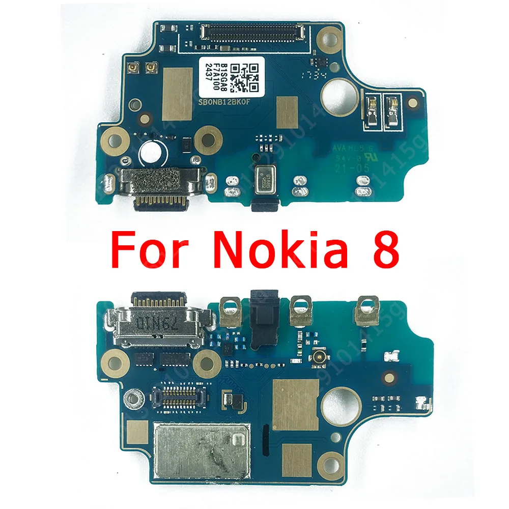Оригинальный зарядный порт для Nokia 3 1 5 6 7 Plus 8 зарядная плата USB разъем замена
