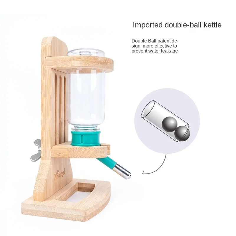 Вертикальный вакуумный чайник с шариком для поильника регулируемый по высоте