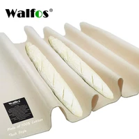 walfos thick fermented linen pastry cloth proofing dough bakers pans bread baguette baking mat pastry bakers couche dough cloth