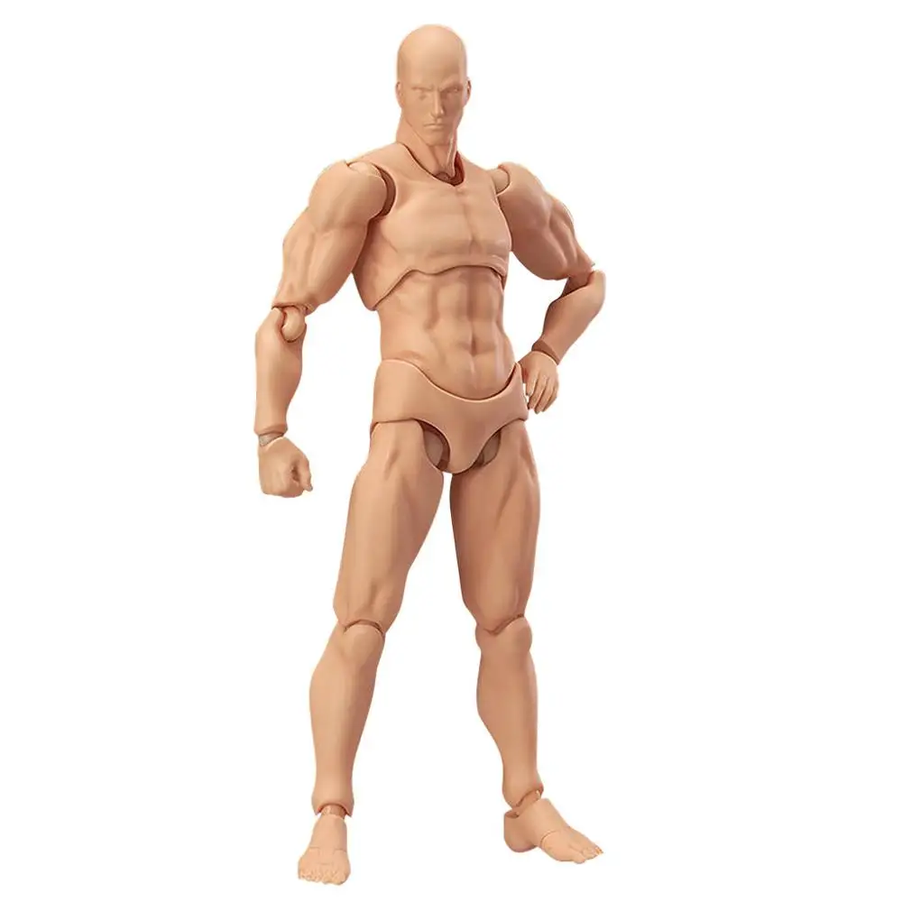 1pc A Подвижная фигурка для тела, игрушка для художника, художественная живопись, аниме модель, кукла, манекен, художественный эскиз, рисунок, человеческое тело, кукла, мужчина, женщина - Цвет: 1pc A
