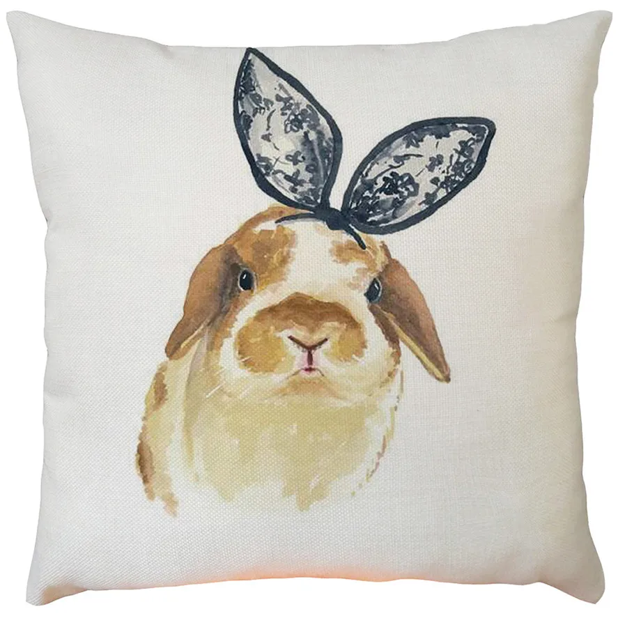 1 шт. декоративный чехол для подушки в виде кролика 45x45 см | Дом и сад