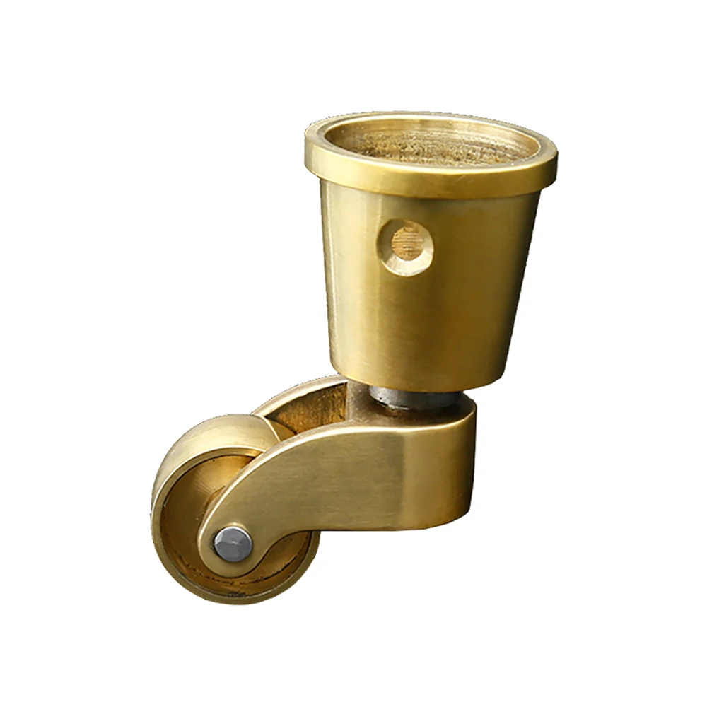 Вращающаяся на 360 градусов латунная круглая чашка универсальный роликовый