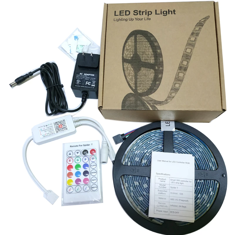 Светодиодная лента Tuya Smart Life RGB ИК пульт дистанционного управления с голосовым