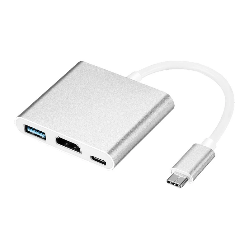 USB 3 1 type C к HDMI 0 4K концентратор адаптер удлинитель HD папа мама для Macbook Air конвертер|