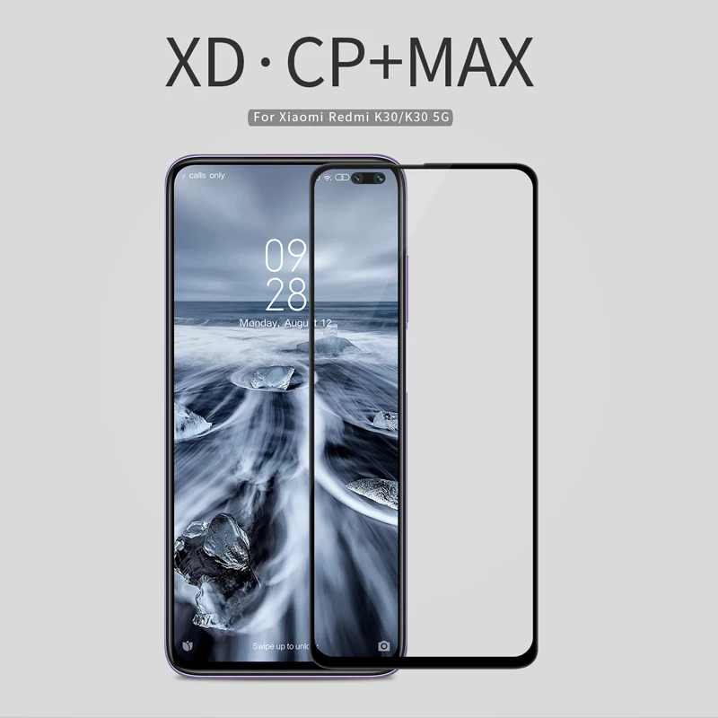 10 шт./лот NILLKIN XD CP + MAX Антибликовая Защитная пленка для экрана Xiaomi Redmi K30/K30 5G 3D из
