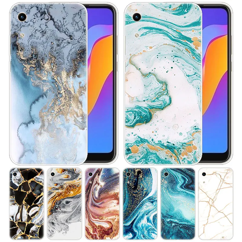 

luxury Silicone Case Luxury Marble Pattern for Huawei Honor 9X 8A 7A 20 Pro 7X 8X 7S 8S 8 9 10 Lite View 20 20i 10i Play Fashion