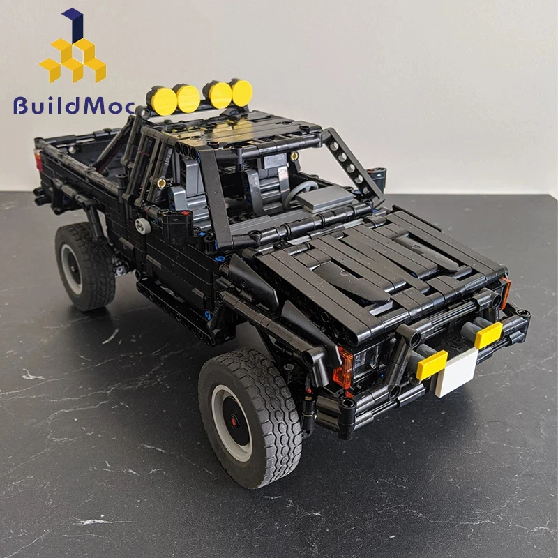 Buildmoc технический автомобиль фильм Назад в будущее пикап 4x4 супергоночный