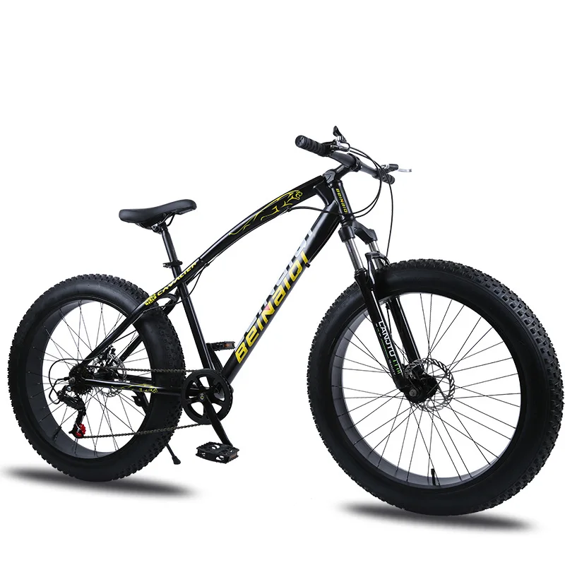 Snowmobile 4 0 Fat Tire велосипед Bike 26in горный из углеродистой стали с полной подвеской