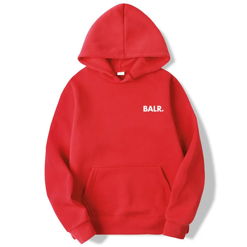 P3 Red And White BALR/толстовка с принтом для мужчин и женщин; толстовки; сезон осень-зима; теплая толстовка с капюшоном; модные повседневные толстовки с капюшоном; Sudadera Hombre - Цвет: P3 Red And White