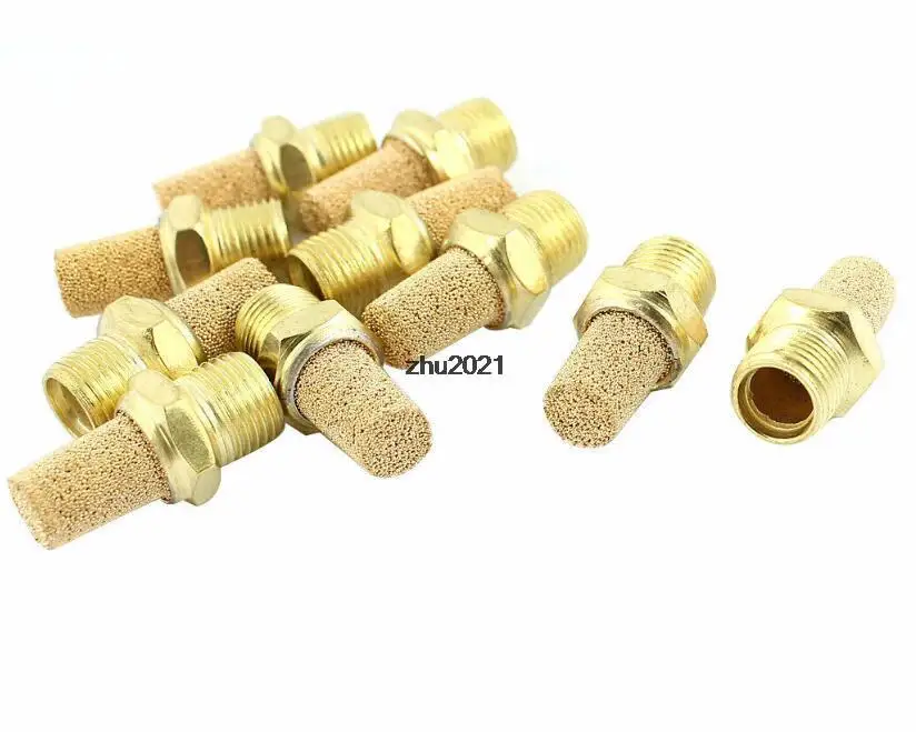 

10 PCS Air Pneumatic 1/8PT Thread Reduce Noise Exhaust Silencer Muffler