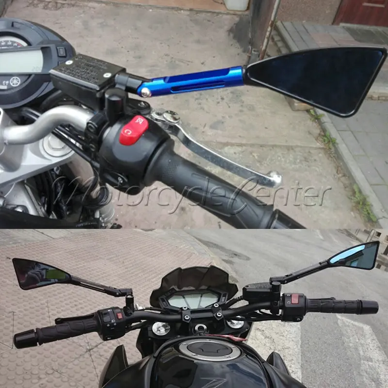 Universal CNC Aluminum Side Rearview Mirrors For Suzuki GSR750 750Z GSX400 Impulse GS500 GSF600 (S) Bandit GSF1250 Accessories | Автомобили