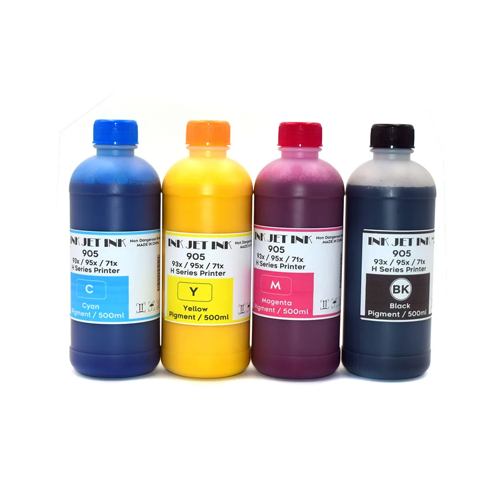 Пигментные чернила для HP 500 955 954 953 952 Officejet Pro 7740 8210 8216 8710 8720 8725 8730 8740 8715|Наборы