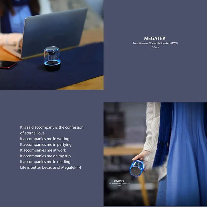 Портативный Bluetooth 5 0 Динамик прозрачный СВЕТОДИОДНЫЙ световой сабвуфер