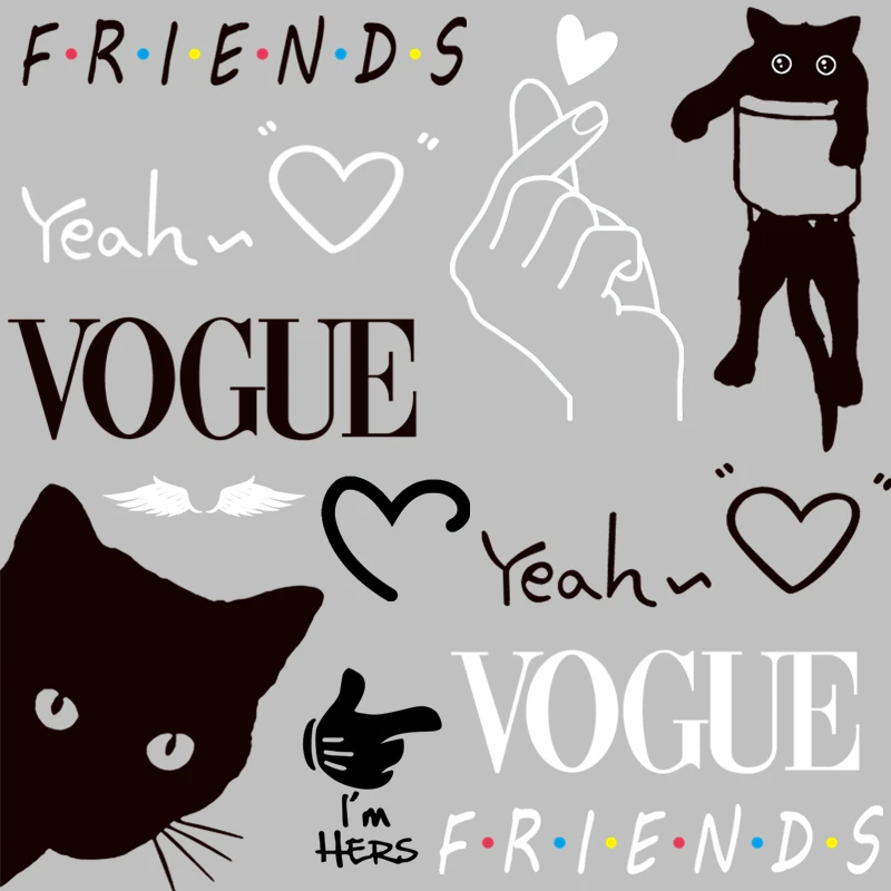 Новинка модные нашивки для одежды термонаклейки нашивка сделай сам