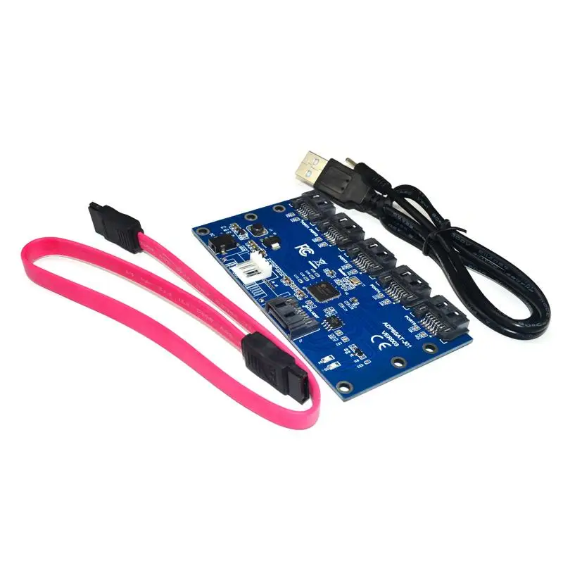 

VER003 SATA 3.0 1 To 5 Hard Disk Adapter Sata Expansion Card PC Motherboard Adapter Computer Accessories for ATAPI Drive
