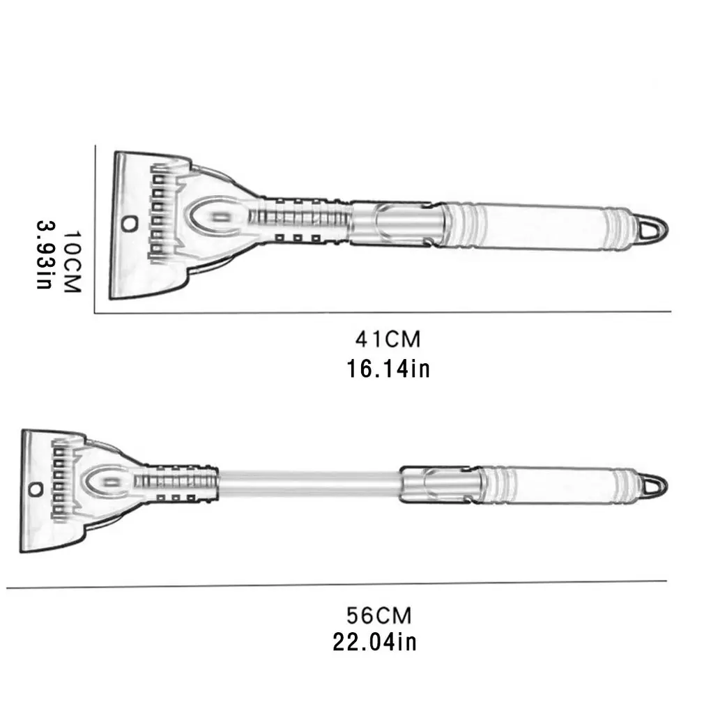 

Car Window Windscreen Windshield Snow Clear Car Ice Scraper With Gloves Snow Remover Shovel Deicer Spade Scraping Tool