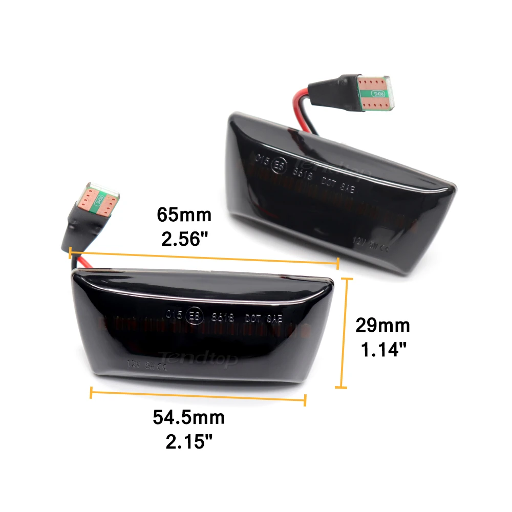 2pcs For OPEL Astra H Zafira B Corsa D Insignia A Meriva Chevrolet Cruze Dynamic Blinker LED Light Turn Signal Sequential Lamp - купить по