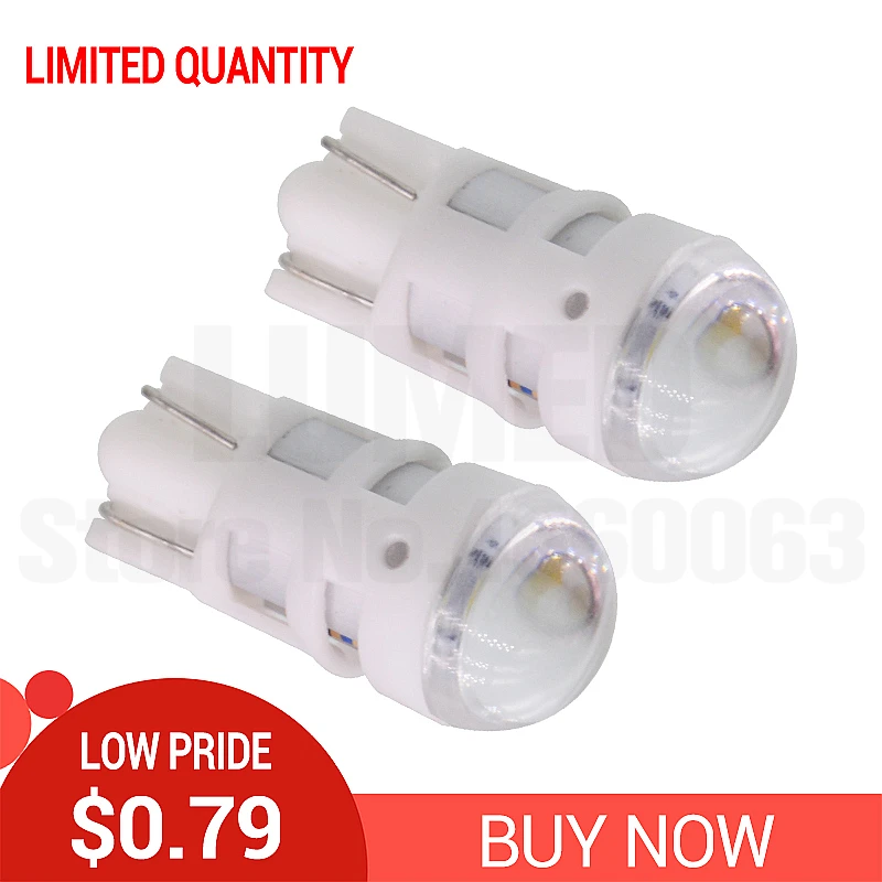 White limited offer 2x автомобиль светодиодный W5W 1 светодиодный 3030 SMD 168 194 T10 светодиодный автоматической производственной линии лампа интерьерный клиновидный просвет светильник AC/DC 12V - Испускаемый цвет: White limited offer