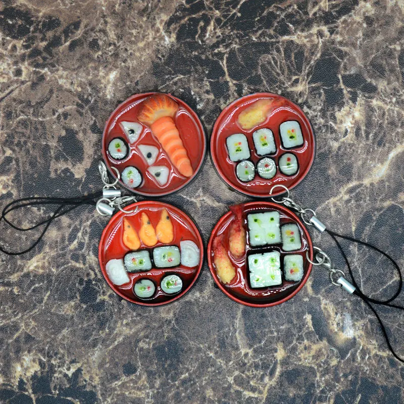 4pcs/lot edible miniature japanese food 1/6 Scale Sushi Rice Roll for Dollhouse Decor Pretend bjd kitchen toy | Игрушки и хобби