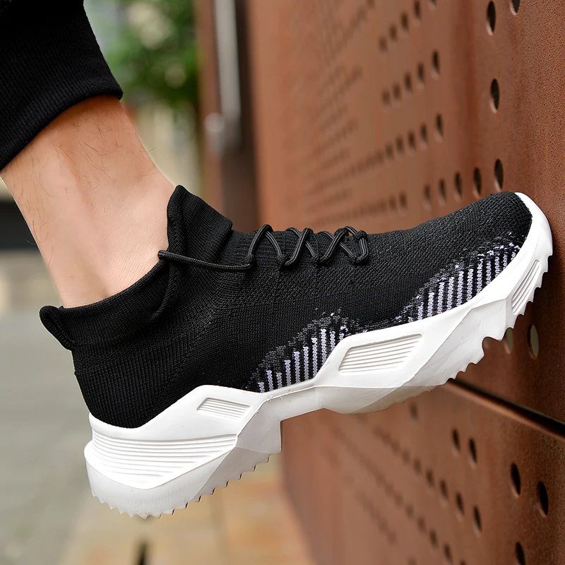 Женская Вулканизированная обувь Кроссовки на платформе с высоким берцем 2020