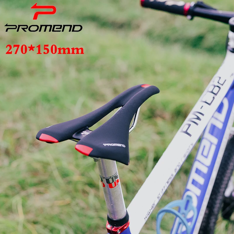 

PROMEND Comfortable Bicycle Saddle Breathable Bicycle Seat Cushion MTB Road Bike Saddle PU Leather Cycling Part