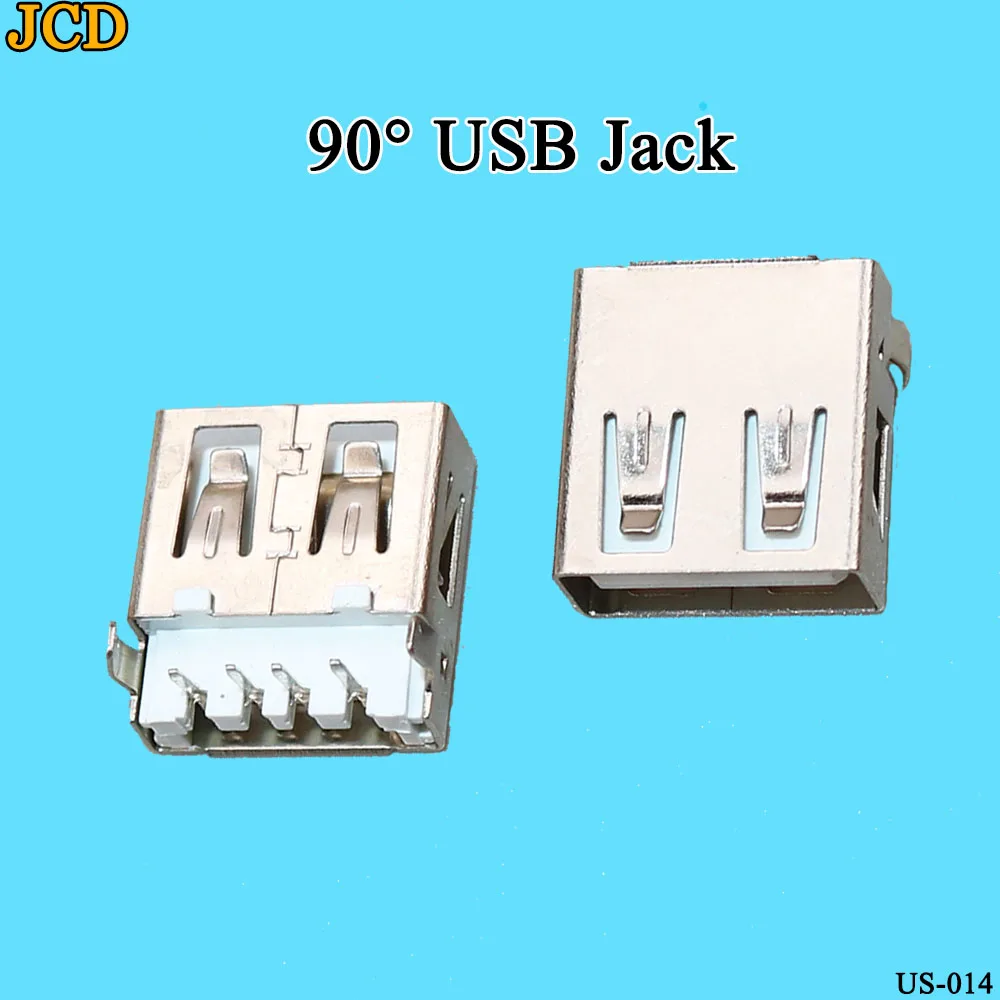 JCD 10Pcs/lot USB Type A Standard Port Female Solder Jacks Connector PCB Socket USB-A type 90 Degrees Rimless | Обустройство дома