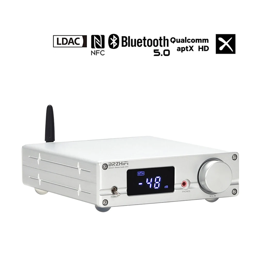 

APTX HD Bluetooth 5.0 ES9038 Audio Decoder USB DAC Amp Hifi Home Theater TPA6120 Headphone Amplifier Support LDAC OTG