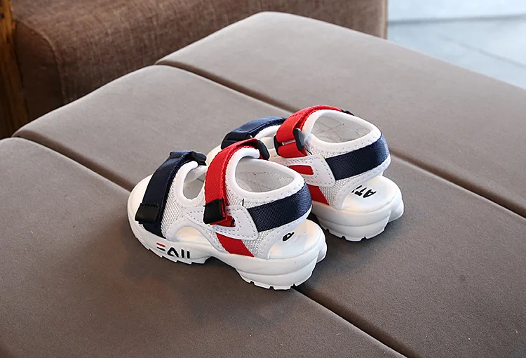 

2021 Summer New Children's Sandals Baby Toddler Shoes Girls Beach Shoes Soft Bottom Non-slip Boys Sports Sandals 21-30