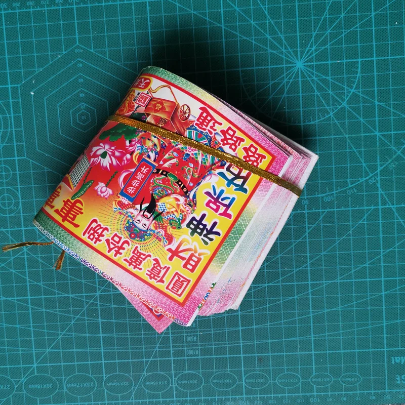 250*115 мм бумажные купюры с китайским Джоссом большие банкноты в форме Хелла для