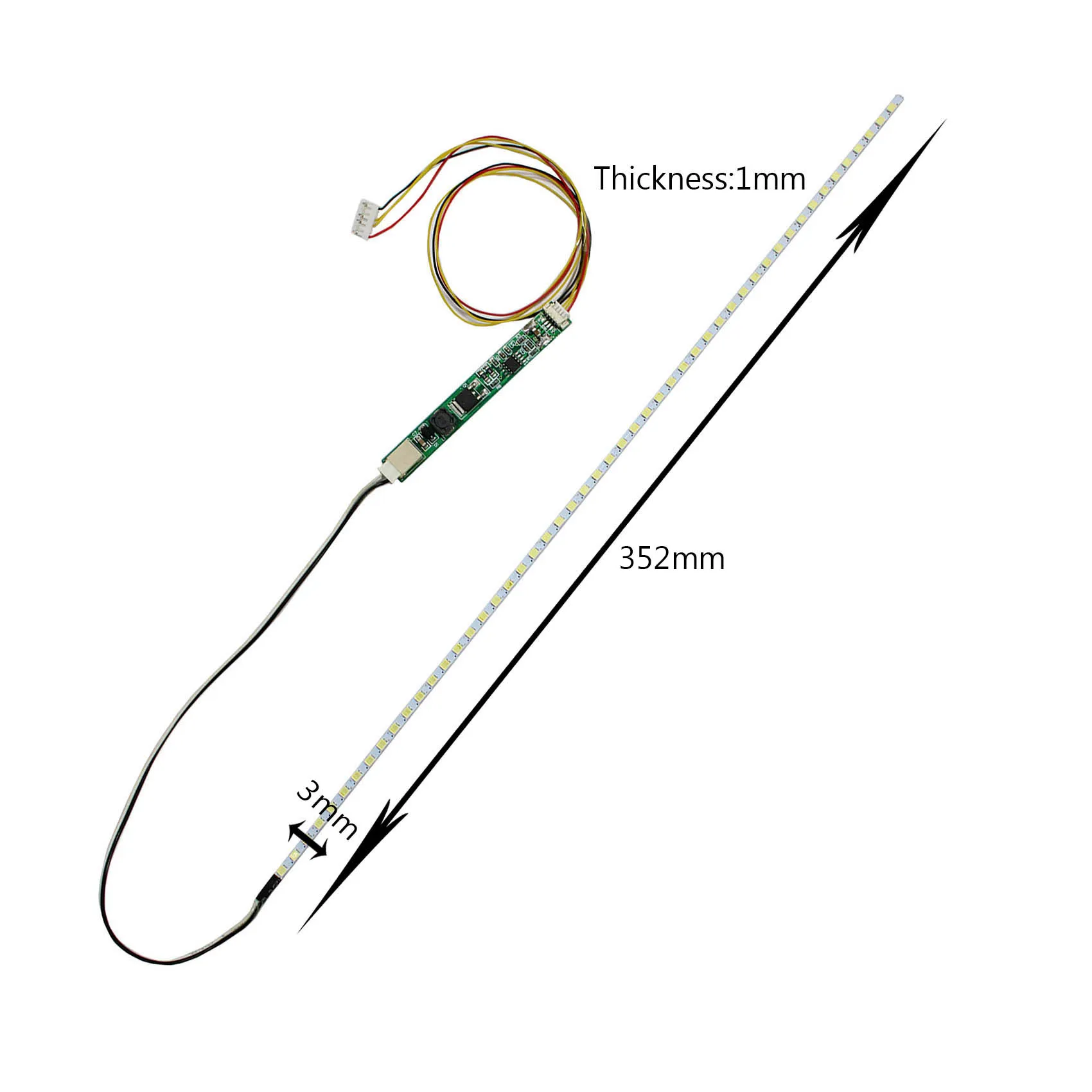 

LED Backlight Strip Kit with CCFL Conversion for 7inch-17 Inch LCD Screen Monitor