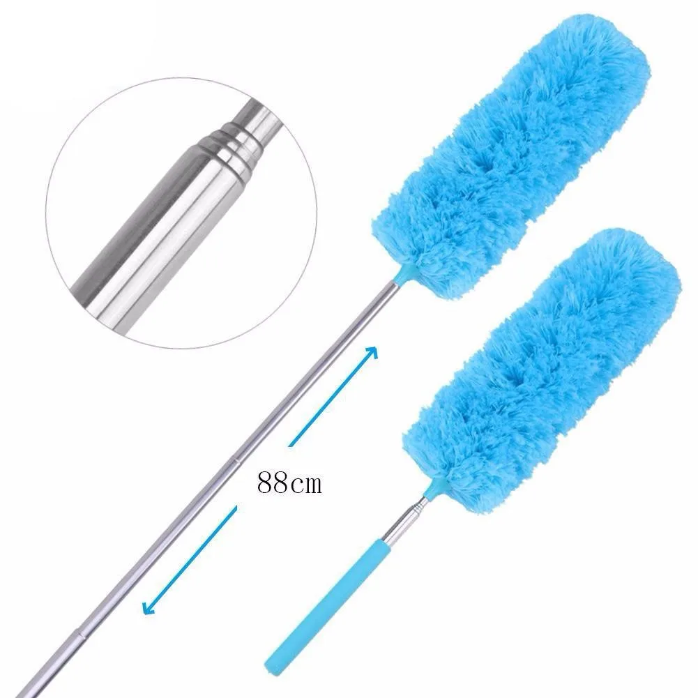

1*Duster Adjustable Stretch Extend Microfiber Feather Duster Soft Duster Brush Dust Urniture Dust Brush Household Cleaning Tools
