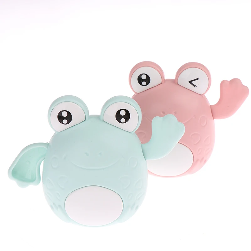

1Pc Baby Bath Toys Cute Frog Classic Baby Water Toys Infant Swim Clockwork Toy Kids Wash Play Funny Gift
