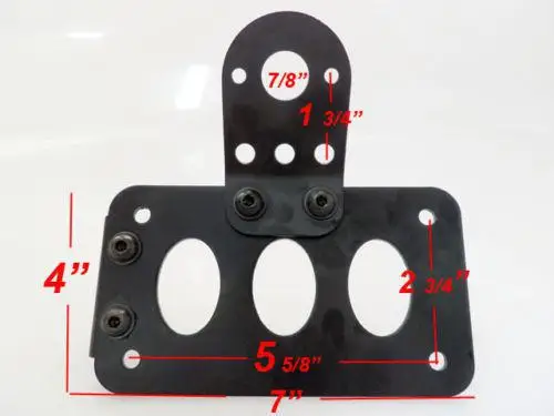 Держатель для сильного номерного знака мотоцикла аксессуары мотоциклов Harley Bobber